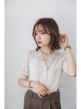 ラエティティア ロコ 刈谷店(Laetitia loco) ナチュラル切りっぱなしボブ☆簡単スタイリング