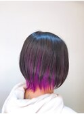 インナーカラーパープル 【インナーカラー/インナーブリーチ】
