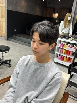 フォンド 津田沼(fond.) ウルフ/アッシュブラック/カルマパーマ/ベリーショート/津田沼