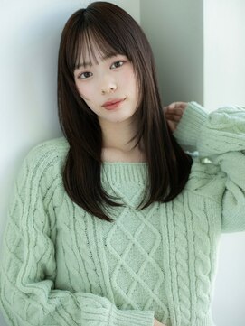 マカロン 郡山本店(MACARON) 切りっぱなしボブ/エアリーロング/美髪/ピンクブラウン/郡山#16