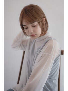 ベンジー 名駅店(benji) 世代を選ばないシンプルボブ×ベージュカラー