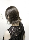 大人可愛い20代30代40代◎ウェットヘア切りっぱなしボブ外ハネ