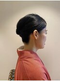 アップスタイルヘアアレンジ 和装/シニヨン/お団子/編み込み
