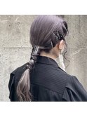ヘアセット/タイトあみおろしヘア