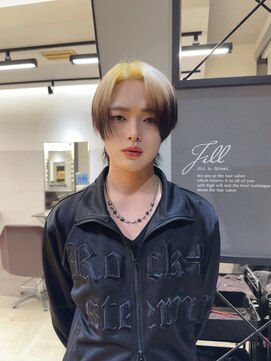 ジルバイジゼル(JILL by GiseL) Y _ハイトーン/ベージュ/ミルクティー/中性ウルフ/ホワイト