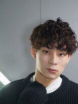 フォーエックス(hair salon XXXX)&nbsp;波巻きツイストスパイラルパーマツーブロック刈り上げ