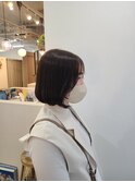 韓国風ボブスタイル/チョコレートブラウン/SHEERalun新小岩店