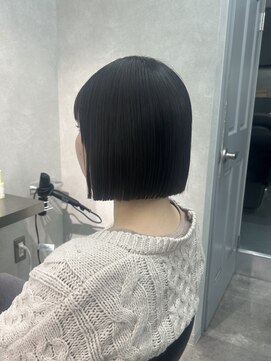 ジーニー 千葉(GENiE) 縮毛矯正/タッセルボブ/黒髪【白井愛海】