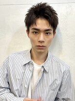 ファルベ(Farbe)&nbsp;韓国マッシュ/スペインカール/スパイキーショートブルーブラック