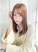 ナチュラルストレート×小顔レイヤー 30代40代 【二子玉川】