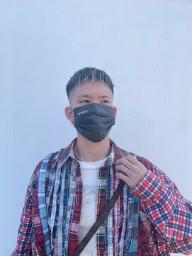 リル(lil.) 【lil.】フェードカット メンズショート