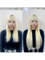 ハイエクステンション 京都駅前店(Hi-Extension) ホワイトブロンド ★ mao_172