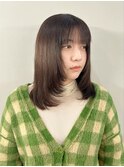 レイヤーカット/ブラウンカラー〇