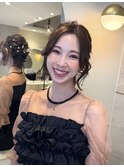 ヘアセット/顔周りレイヤー