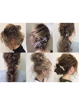 【ヘアセット＋着付け￥5,500～】セットサロン上がりのstylistの本格ヘアセット！祭りや花火大会にも♪
