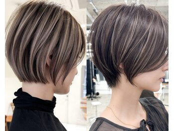 Gokan by JIL BLAN 名古屋/ハイライト/ショート/レイヤーカット