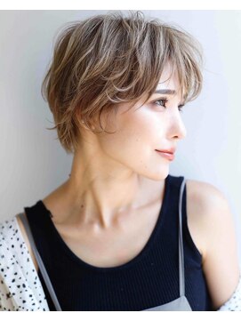 ロッソ ヘアアンドスパ 六町店(Rosso Hair&SPA) 外国人風ハンサムショート