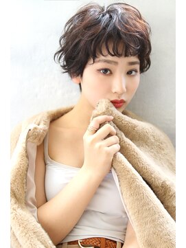 ロゼ 京橋(Rose) 【ROSE】大人ショート_マッシュショート_小顔ショート_パーマ