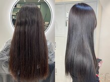 【縮毛矯正】カラーと同時施術OK◎