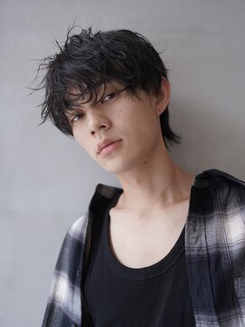 ニコ トウキョウ ロジック(nico TOKYO Logic) シャドウパーマスパイラルパーマメンズマッシュウルフ