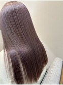 20代30代大人可愛いエアリーラベンダーベージュ透明感