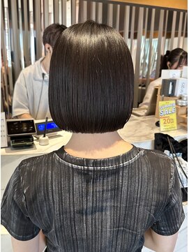 ザザアオヤマ(ZA/ZA AOYAMA) ぱつっとボブ/ワンレンボブ