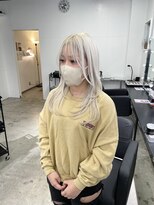 キング 高槻(K!ng) 縮毛矯正髪質改善ハイライトレイヤーカット高槻美容室エクステ