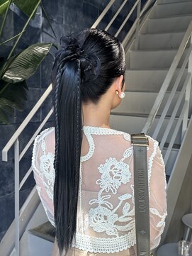 シー(si) ロングお呼ばれヘアセット