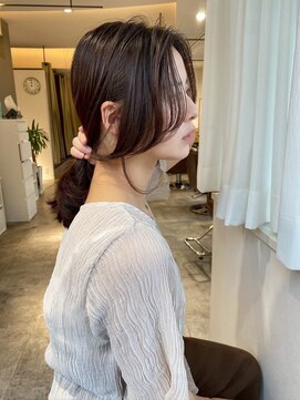 ルミエールイリゼ 城陽店(Lumiere Irisee) 【艶感★シースルーバング】韓国 髪型 大人可愛いウェーブ巻き髪
