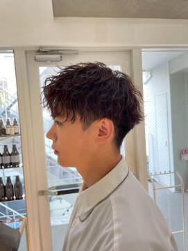 ヘアサロン ガリカ 表参道(hair salon Gallica) ブリーチなしブラウン×ニュアンスパーマショート