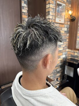 フェード×メッシュ×ツイスパ