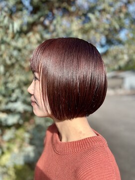 ツヤツヤボブスタイル