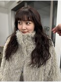ロングヘア×ビッグウェーブパーマ