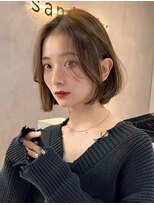 サンドパールス 仙台店(sand PALCE) 髪質改善/大人ガーリー/似合わせカット/ショートボブ前髪/仙台