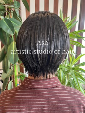 アッシュ アーティスティック スタジオ オブ ヘア(Ash artistic studio of hair) ハンサムショート