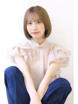 オーロ(ORO) 大人可愛い簡単にまとまるコンパクトボブ