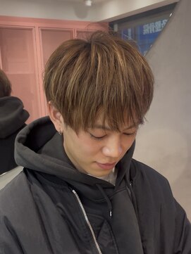 ロンドポレール 北千住(Lond polaire) men's/メンズ/毛流れセンターパート/ナチュラルセンターパート