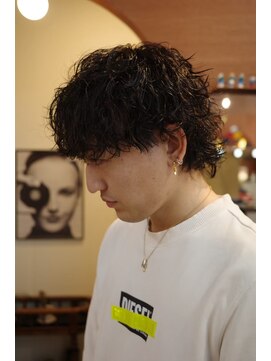 エディ(Edy) メンズ波巻きスパイラルパーママッシュ刈り上げケアパーマ岡山