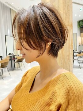 ビュートヨナカ(VIEW TOYONAKA) 【３０代４０代５０代】無造作くびれショート/マロンベージュ