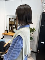 ウル(uru.)&nbsp;グレージュ/切りっぱなしボブ