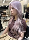 ホワイトラベンダー ブリーチ3回～ 20代 韓国ヘア