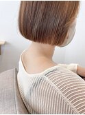 首長ぱっつんボブ