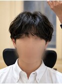 SEVENTEENウォヌ風韓国ゆるふわシースルーマッシュ