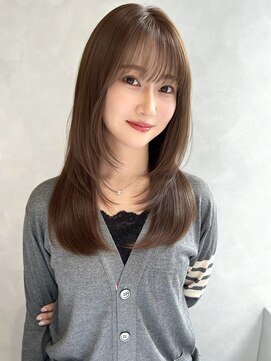トゥルーズ 梅田店(TLUUS) 【TLUUSダークパープルミルクブラウンナチュラルショート】