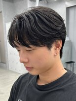 エルマーク 本山(L-MARK)&nbsp;マッシュヘア/黒髪/メンズカット/men's/フェザーパーマ