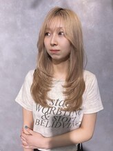 ハウリーヘアアンドスパ(HAURY hair&spa)&nbsp;ミルクティーベージュ・レイヤーカット