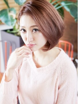 フラミューム(flammeum) おしゃれ女子の脱マンネリ☆ひし形シルエットボブ☆【平塚】