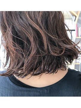 ア セカンド 清藤美容室第弐號(a sekand) 切りっぱなしボブ×パーマスタイル