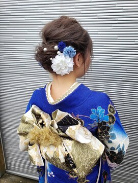 アムズヘアーファム 成人式ヘアセット