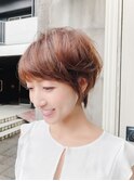 耳掛けマッシュショート
